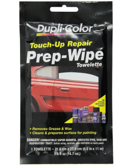 Dupli-Color (Pw100-12 Pk Grease And Wax Remover With Single-Use Towelette, (Case Of 12)