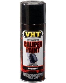 Vht (Sp734-6 Pk Gloss Black High Temperature Brake Caliper Paint - 11 Oz Aerosol, (Case Of 6)