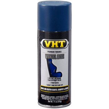 Vht (Sp950-6 Pk Dark Blue Satin Vinyl Dye - 11 Oz Aerosol, (Case Of 6)