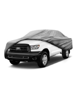3 Layer All Weather Truck Cover Compatible For Ford F-150 Crew Cab Short Bed Pickup Model Years 2001-2006 Breathable Automobile Pick-Up Protection