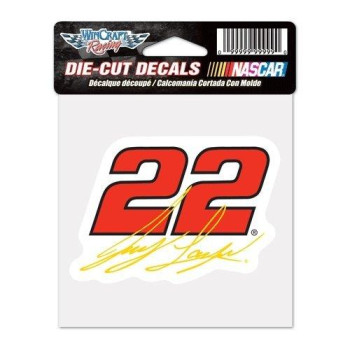 Wincraft Nascar Joey Logano 4X4 Perfect Cut Color Decal One Size Team Color