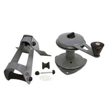 Attwood 13710-4 Anchor Lift System, Lifts And Drops Anchor, Heavy-Gauge Steel, Self-Lubricating Nylon Wheels