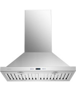 CAVALIERE 30" Island Mounted Stainless Steel Kitchen Range Hood 900 CFM SV218B2-I30