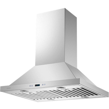 CAVALIERE 30" Island Mounted Stainless Steel Kitchen Range Hood 900 CFM SV218B2-I30