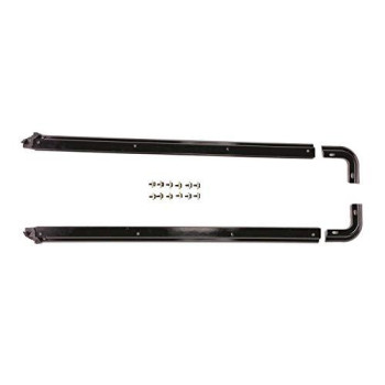 Rampage Products 69997 Tub Rail Kit For 1987-1995 Jeep Wrangler Yj, Black
