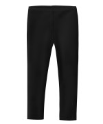 City Threads Girls Leggings 100 Cotton For School Uniform Sports Coverage Or Play Perfect For Sensitive Skin Or Spd Sensory Friendly Clothing, Black, 912 Mo