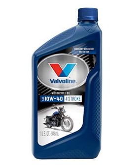 Valvoline 4-Stroke Motorcycle 10W-40 Motor Oil 1 Qt