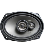 Earthquake Sound T693X 6x9-inch 3-Way TNT Series Coaxial Speakers (Pair) ,Black