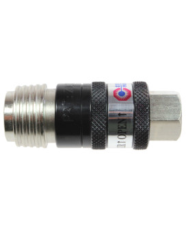 Coilhose Pneumatics 150USE 5-in-1 Automatic Safety Exhaust Coupler, 1/4" Body Size, 1/4" Female NPT