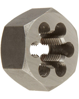 Drill America 12-24 Carbon Steel Hex Rethreading Die, Dwt Series