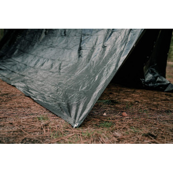 Stansport Medium-Duty Rip-Stop Tarp 12' x 20' - Dark Green