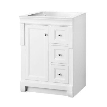 Foremost NAWA2418D Naples 24" W x 18" D x 34" H Vanity Cabinet, White