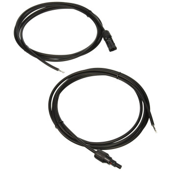 Renogy Rng-Ak-10Ft-12 Adaptor Kit 10Ft. 12 Awg Solar Cable Pv With Female And Male, Black