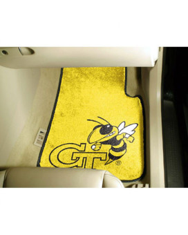 Fanmats Georgia Tech 2-Pc Carpet Car Mat Set17X27