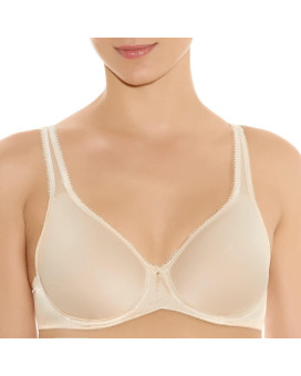 Wacoal Womens Plus-Size Basic Beauty Contour Spacer Bra, Naturally Nude, 36Dd