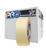 Protapes Pro 795 Crepe Paper General Purpose Masking Tape, 60 Yds Length X 1-12 Width, Tan (Pack Of 24)