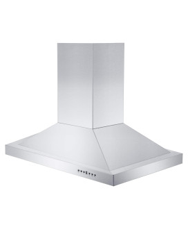 ZLINE 30" Convertible Vent Island Mount Range Hood in Stainless Steel (GL2i-30)