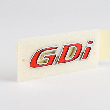 Hyundai Red Letter Gdi Emblem For Hyundai Veloster - Genuine Oem Part By Mobis