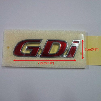 Hyundai Red Letter Gdi Emblem For Hyundai Veloster - Genuine Oem Part By Mobis