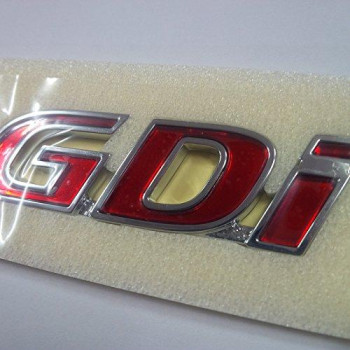 Hyundai Red Letter Gdi Emblem For Hyundai Veloster - Genuine Oem Part By Mobis