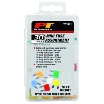 Performance Tool W5371 30-Piece Mini Fuse Assortment