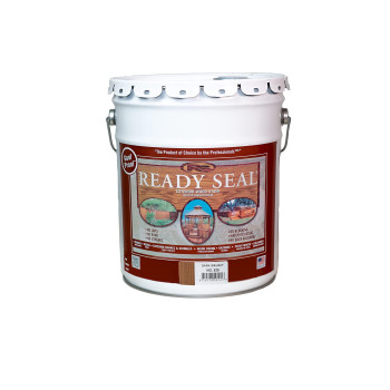 Ready Seal 525 Exterior Stain and Sealer for Wood, 5-Gallon, Dark Walnut