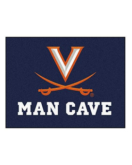 Fanmats 15536 University Of Virginia Nylon Universal Man Cave All-Star Mat