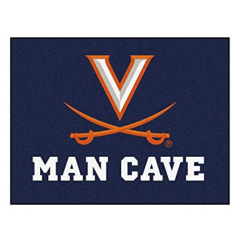 Fanmats 15536 University Of Virginia Nylon Universal Man Cave All-Star Mat