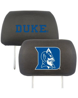 Ncaa Duke Blue Devils Auto Headrest Covers, Team Colors, One Size