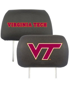 Ncaa Virginia Tech Hokies Auto Headrest Covers, Team Colors, One Size