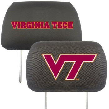 Ncaa Virginia Tech Hokies Auto Headrest Covers, Team Colors, One Size