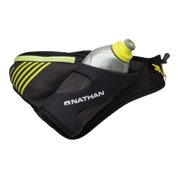 Nathan Peak Hydration Waist Pack With 18Oz Running Flask, Zippered Pocket & Adjustable Sizing