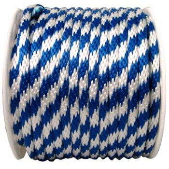 WELLINGTON CORDAGE P7240S0200BWFR 5/8 X 200 Blue/White Rope