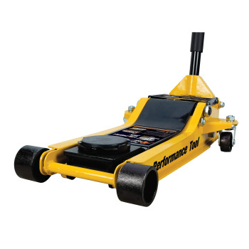 Performance Tool W1645 Professional Low-Profile Swiveling Floor Jack, 3.5-Ton Capacity, Lift Range 3-1/2" to 20-1/2"