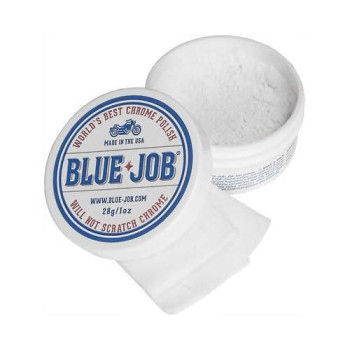 Blue Job Chrome Exhaust Polish (Removes Exhaust Pipe Bluing) - 28 Gram Tub