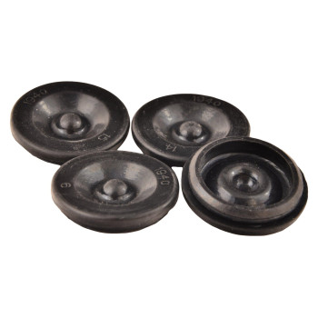 Leading Edge Lighting Dexter Ez Lube Rubber Grease Plugs Hub Dust Cap - 4 Pack