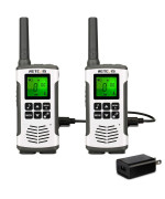 Retevis Rt45 Walkie Talkies Rechargeable,Long Range 2 Way Radio For Adults,Noaa Weather Alert 22Ch,With 1000Mah Aa Batteries,Two Way Radio For Camping Hiking Outdoor (2 Pack)