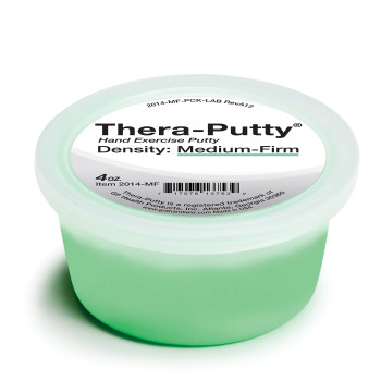 Lumex Thera-Putty for Exercise and Hand Therapy, Medium-Firm, Green, 4 oz, 2014-MF