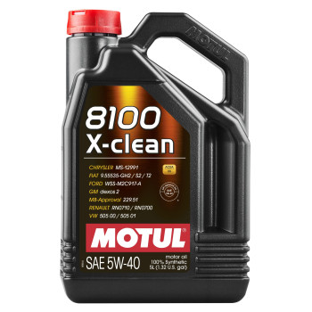 Motul 102051 Motor Oil Sae5W-40 100% Synthetic - 5 Liter