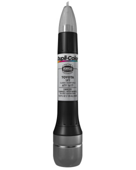 Dupli-Color Aty1617 Classic Silver Mica Toyota Exact-Match Scratch Fix All-In-1 Touch-Up Paint - 0.5 Oz (0.25 Oz. Paint Color And 0.25 Oz. Of Clear)