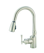 American Brass Sl2000N Rv Kitchen Faucet With Pull-Down Sprayer And Single Lever Handle 8 - Brushed Nickel