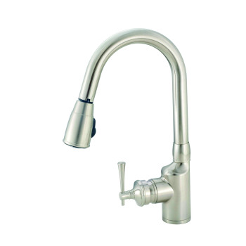 American Brass Sl2000N Rv Kitchen Faucet With Pull-Down Sprayer And Single Lever Handle 8 - Brushed Nickel