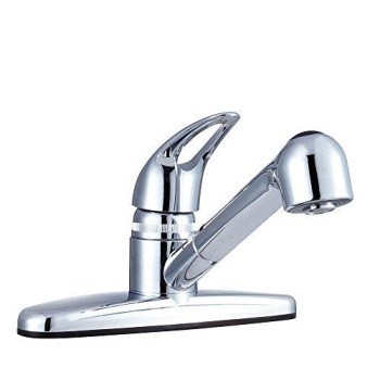 Dura Faucet Df-Pk100-Cp Rv Non-Metallic Pull-Out Kitchen Sink Faucet - Single Handle (Chrome)