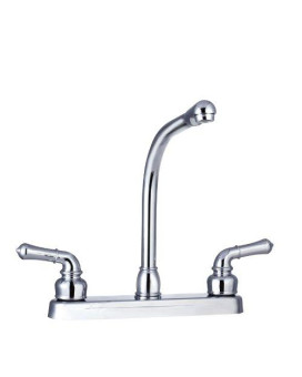 Dura Faucet Df-Pk210C-Cp Hi-Rise Rv Kitchen Sink Faucet With Classical Levers (Chrome)