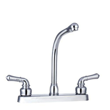 Dura Faucet Df-Pk210C-Cp Hi-Rise Rv Kitchen Sink Faucet With Classical Levers (Chrome)