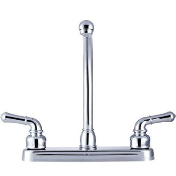 Dura Faucet Df-Pk210C-Cp Hi-Rise Rv Kitchen Sink Faucet With Classical Levers (Chrome)