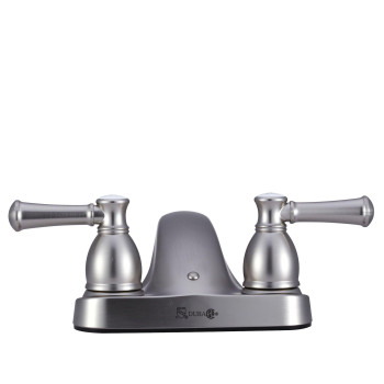 Dura Faucet DF-PL700L-SN RV Bathroom Faucet with Classical Hot and Cold Handles (Brushed Satin Nickel)