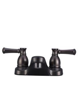 Dura Faucet DF-PL700L-VB RV Bathroom Faucet with Classical Hot and Cold Handles (Venetian Bronze)