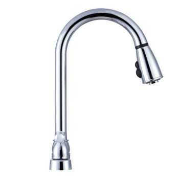 Dura Faucet Df-Pk350Lcp Rv Non-Metallic Two-Handle Pull-Down Kitchen Sink Faucet (Chrome)