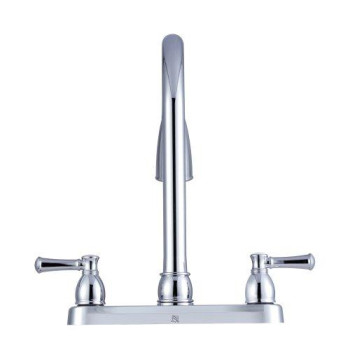 Dura Faucet Df-Pk350Lcp Rv Non-Metallic Two-Handle Pull-Down Kitchen Sink Faucet (Chrome)